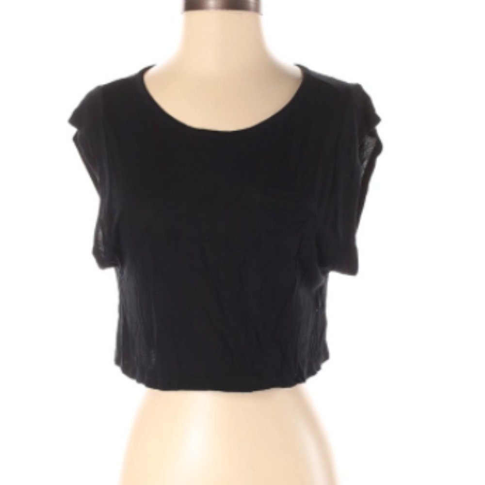 [Heart & Hips] Black Crop Top - S